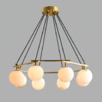 Miira Alabaster Chandelier - Image 17