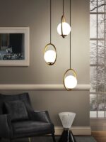 Mila Brass Pendant Swag Light - Image 14