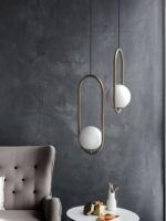 Mila Brass Pendant Swag Light - Image 18