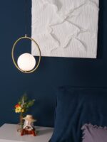 Mila Brass Pendant Swag Light - Image 3