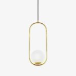 Mila Brass Pendant Swag Light