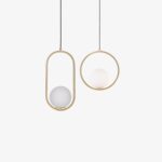 Mila Brass Pendant Swag Light - Image 2