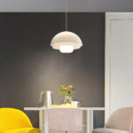 Milk White Layer Pendant Lamp - Image 4