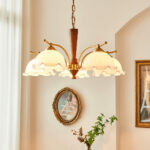 Milky Flower Chandelier - Image 2