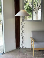 Minimalist Iron Twist Floor Lamp - Image 4
