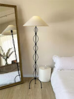 Minimalist Iron Twist Floor Lamp - Image 6