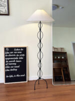 Minimalist Iron Twist Floor Lamp - Image 8