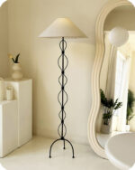 Minimalist Iron Twist Floor Lamp - Image 11