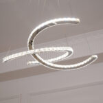 Modern Crystal Double C Chandelier - Image 11