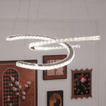 Modern Crystal Double C Chandelier - Image 18