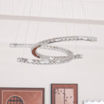 Modern Crystal Double C Chandelier - Image 15