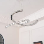 Modern Crystal Double C Chandelier - Image 14
