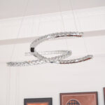 Modern Crystal Double C Chandelier - Image 19