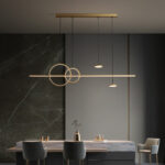 Modern Geometric Shape Chandelier - Image 2