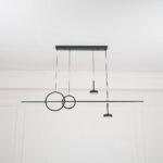 Modern Geometric Shape Chandelier - Image 7