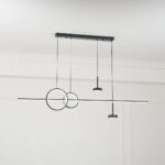 Modern Geometric Shape Chandelier - Image 5