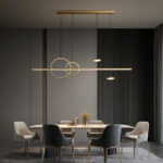 Modern Geometric Shape Chandelier - Image 3