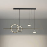 Modern Geometric Shape Chandelier - Image 17