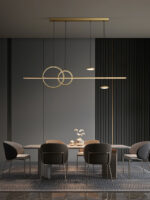 Modern Geometric Shape Chandelier - Image 18