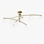 Modern Long Arm Chandelier