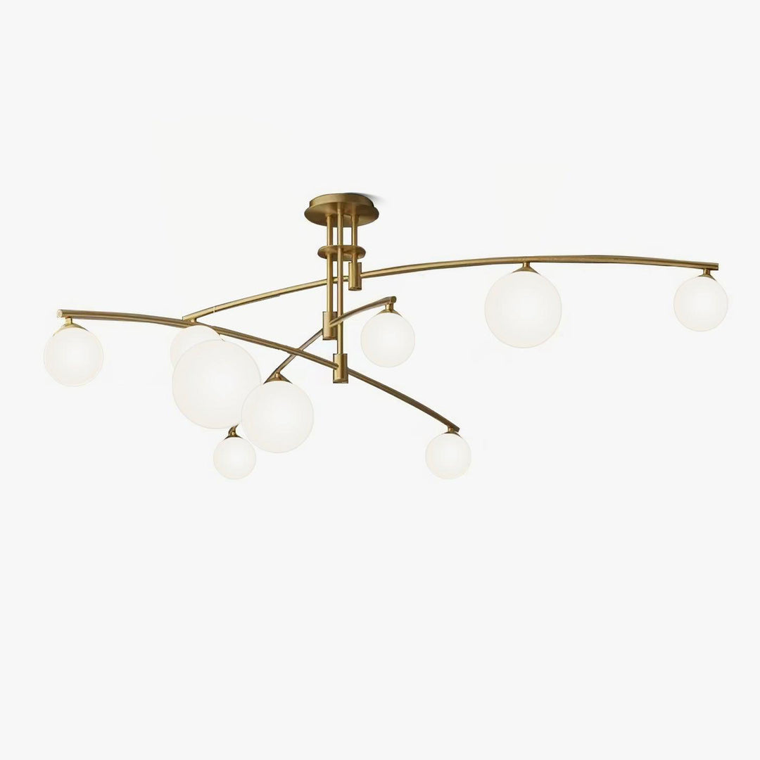 Modern_Long_Arm_Chandelier__001.jpg Modern Long Arm Chandelier - Image 1