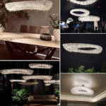 Modern Round Crystal Chandelier - Image 6