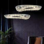 Modern Round Crystal Chandelier - Image 3