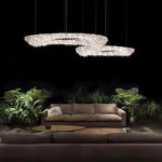 Modern Round Crystal Chandelier - Image 8