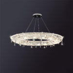 Modern Round Crystal Chandelier - Image 19