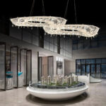 Modern Round Crystal Chandelier - Image 11