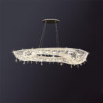 Modern Round Crystal Chandelier - Image 15