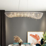 Modern Round Crystal Chandelier - Image 2
