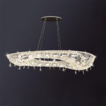 Modern Round Crystal Chandelier - Image 16