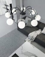 Molecular Spherical Glass Chandelier - Image 7