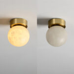 Moon Alabaster Ceiling Light - Image 4