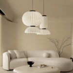 Mulberry Silk Lantern Pendant Light - Image 17