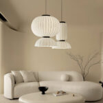 Mulberry Silk Lantern Pendant Light - Image 11