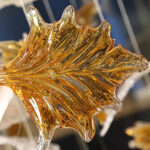 Multicolor Crystal Maple Leaf Chandelier - Image 14