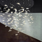 Multicolor Crystal Maple Leaf Chandelier - Image 17