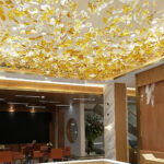 Multicolor Crystal Maple Leaf Chandelier - Image 4
