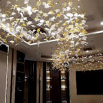 Multicolor Crystal Maple Leaf Chandelier - Image 12