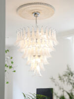 Murano Glass Petals Chandelier - Image 5