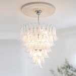 Murano Glass Petals Chandelier - Image 4