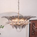 Murano Palmette Transparent Chandelier - Image 13