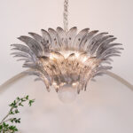 Murano Palmette Transparent Chandelier - Image 14