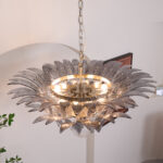 Murano Palmette Transparent Chandelier - Image 15