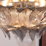 Murano Palmette Transparent Chandelier - Image 9