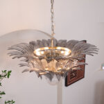 Murano Palmette Transparent Chandelier - Image 16
