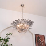 Murano Palmette Transparent Chandelier - Image 17