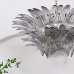 Murano Palmette Transparent Chandelier - Image 19